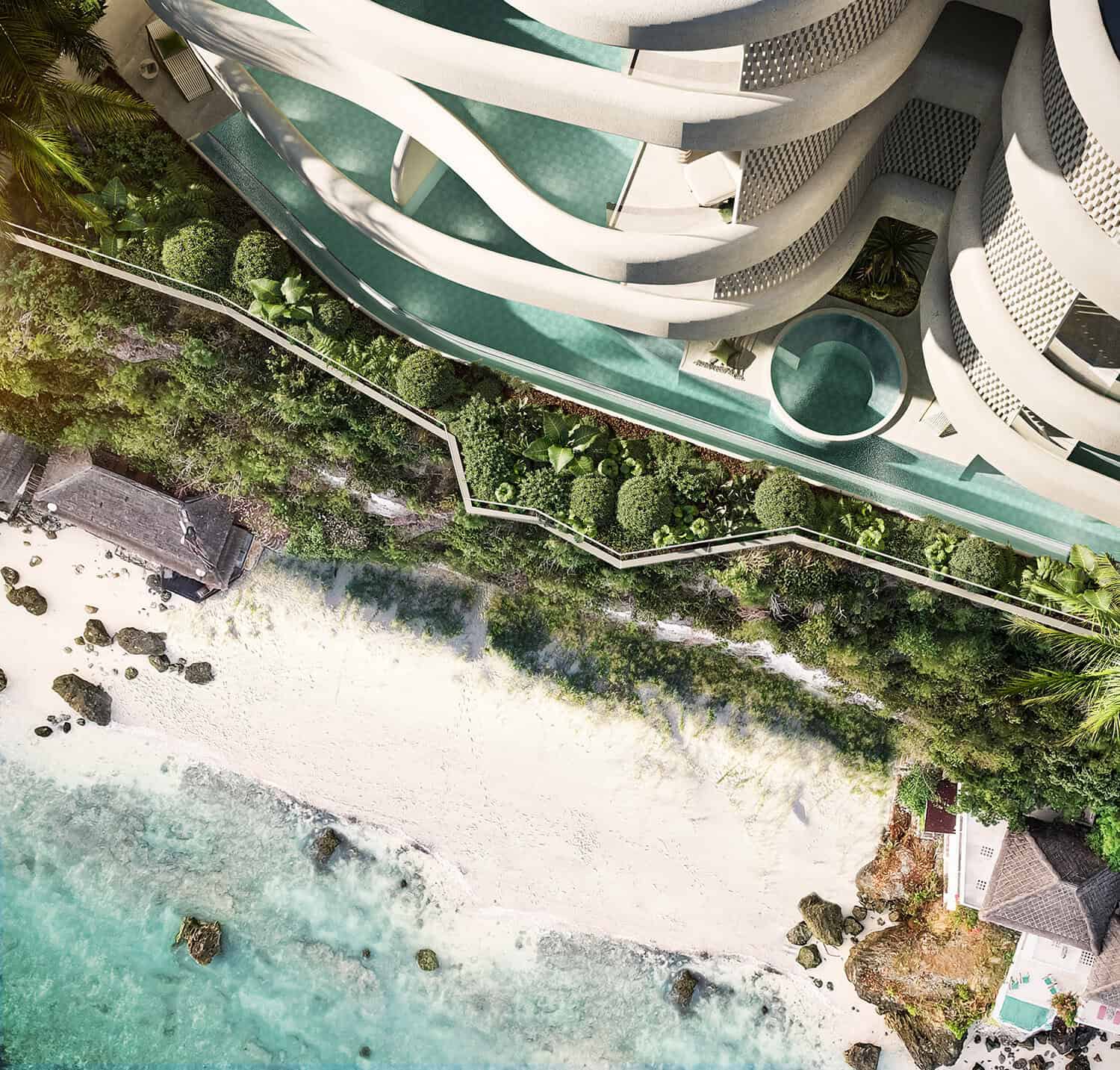 CLIFF FRONT OCEAN VIEW 3 BEDROOM APARTMENT FOR SALE LEASEHOLD IN BINGIN BE-1254 